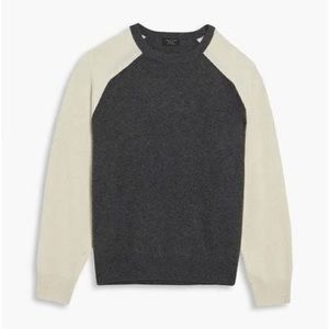 Rags and Bones Harlow Donegal Cashmere Crewneck